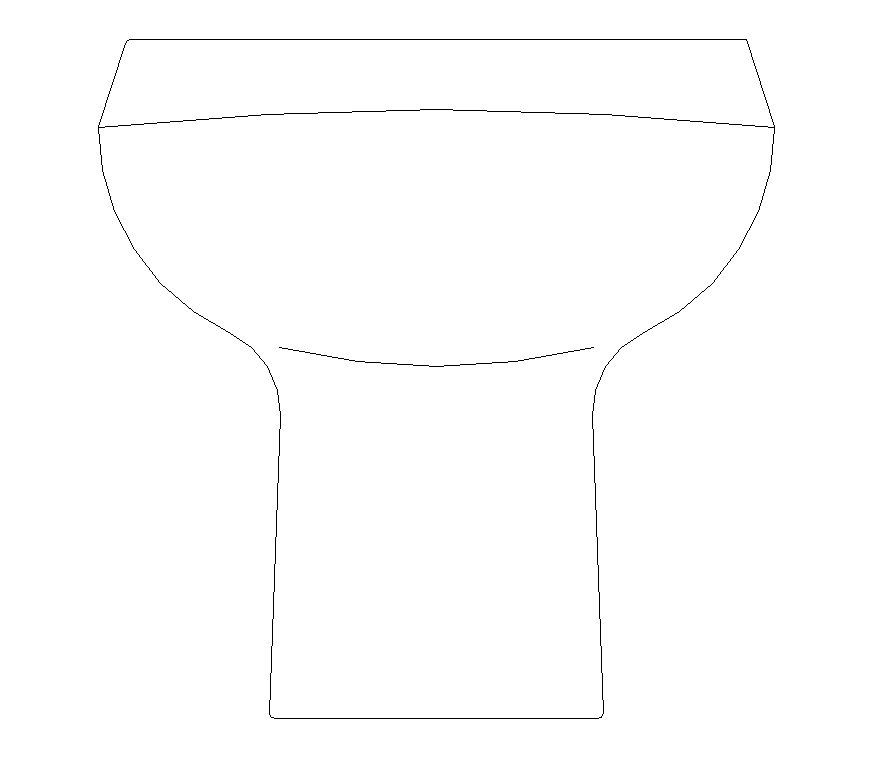 Sanitary toilet detail elevation 2d view CAD blocks autocad file