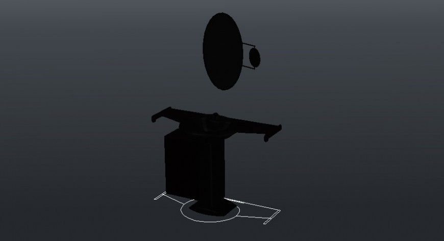 Sanitary units drawings of washbasin 3d model autocad software file