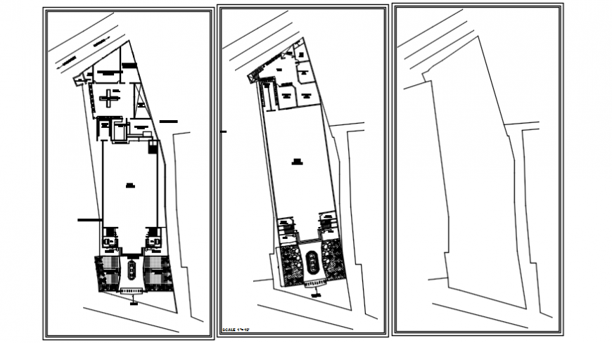 School canteen and dining area layout plan cad drawing details dwg file