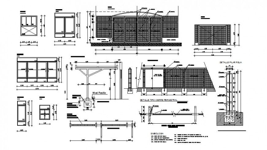 School complete project construction and joinery detail in dwg file.