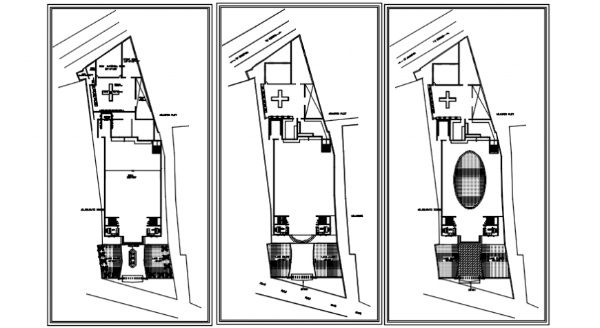 School dining area restaurant type distribution plan cad drawing details dwg file