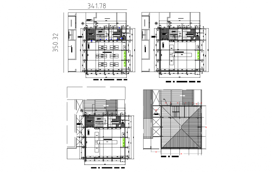 School with laboratory floor plan distribution cad drawing details dwg file