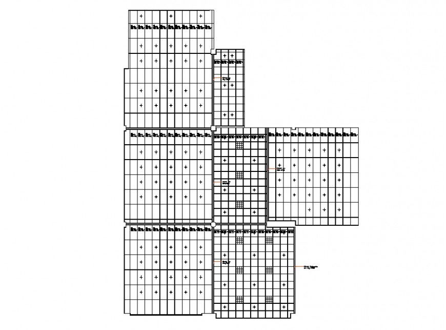 Second floor ceiling plan cad drawing details dwg file
