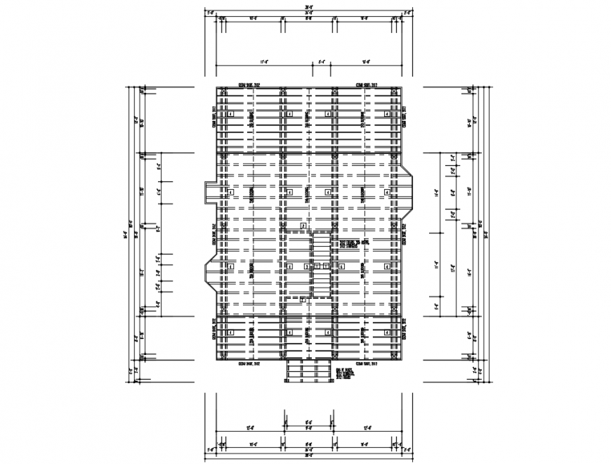 Second floor framing plan details with beam schedule and anchor dwg file