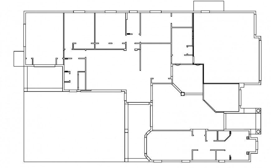 Second floor framing plan of house cad structure details dwg file
