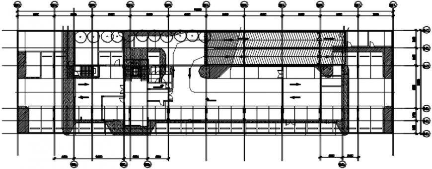 Second floor layout plan details of club house cad drawing details dwg file