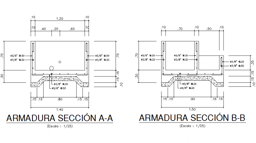Section channel plan dwg file