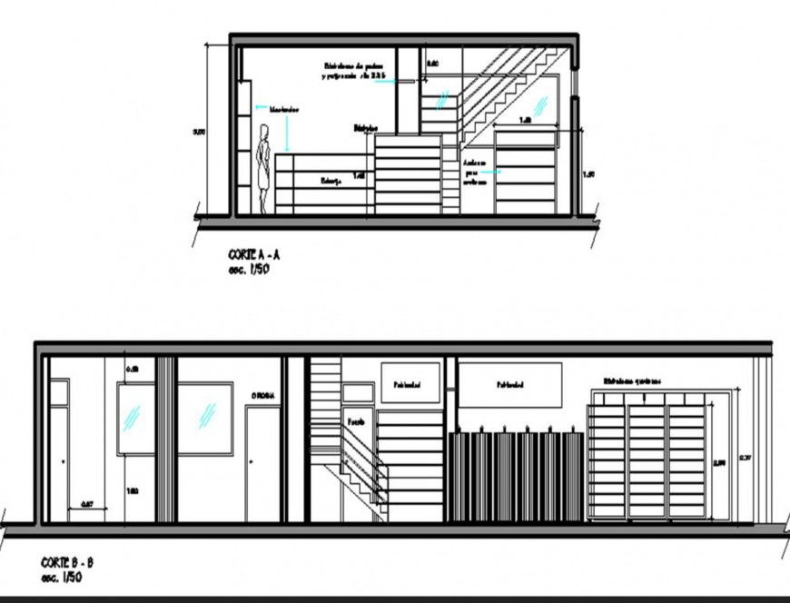 Section leather materials shop shoes dwg file