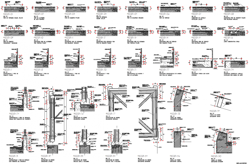 Section of floor plan layout file