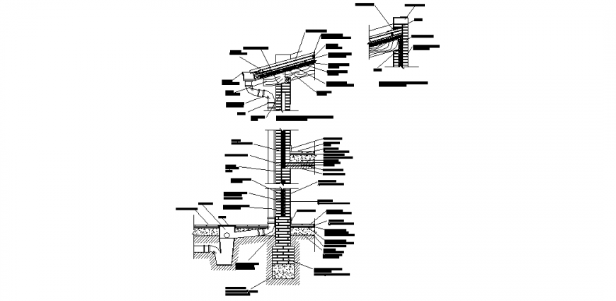 Section plan with a detailed & dwg file.