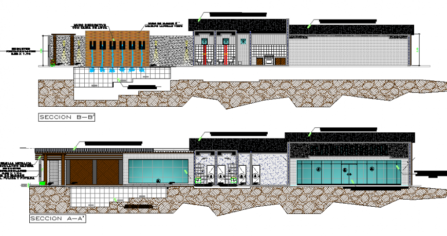 Section Social area condominium plan