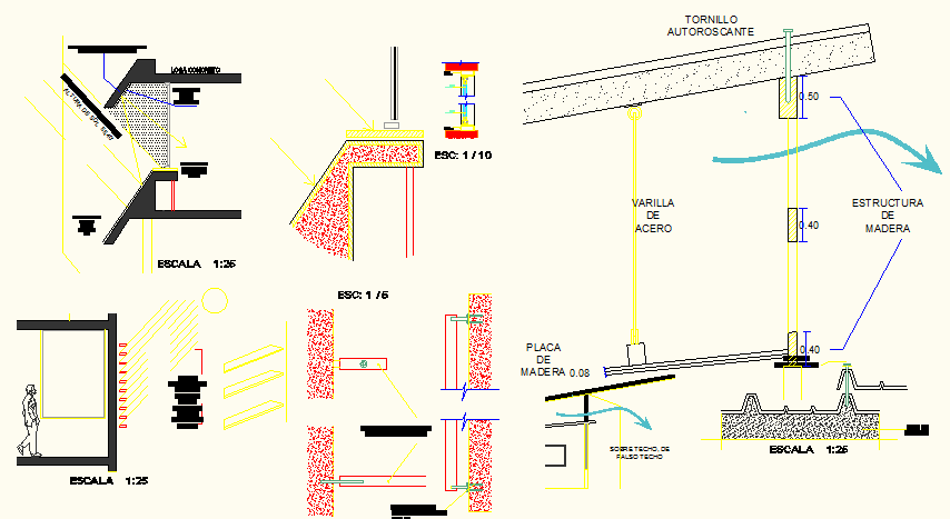 sectional detailing dwg file