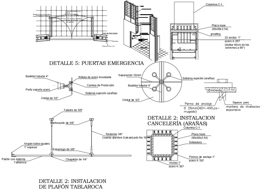 Sectional view of convection center plan and elevation with door view dwg file