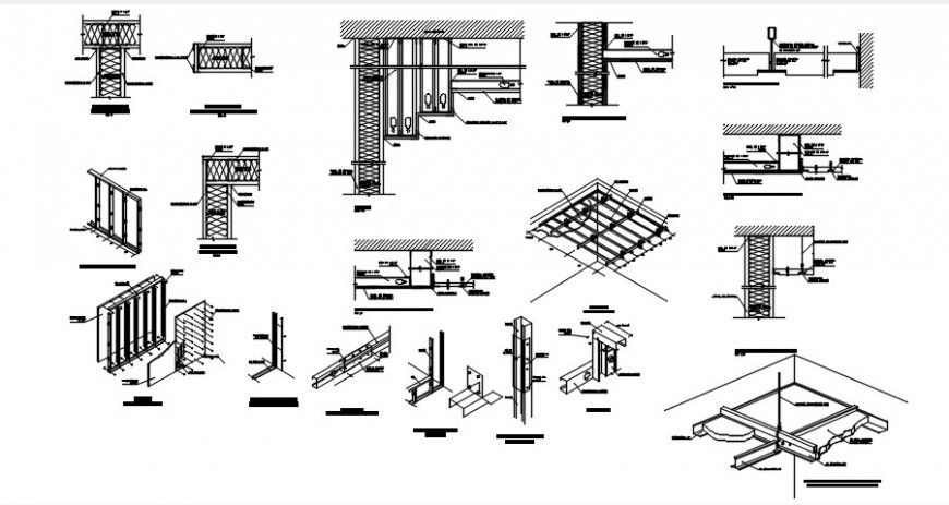 Septic grave window elevations and installation details dwg file