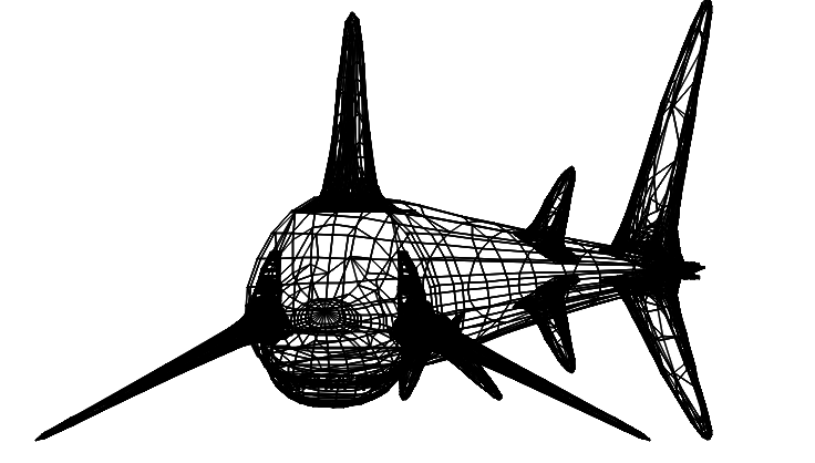 shark 3d dwg file
