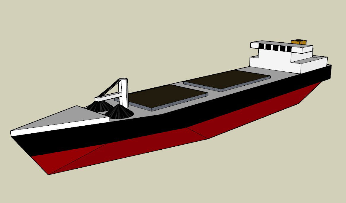 Ship Design with Structural and Layout Details in Drawing File