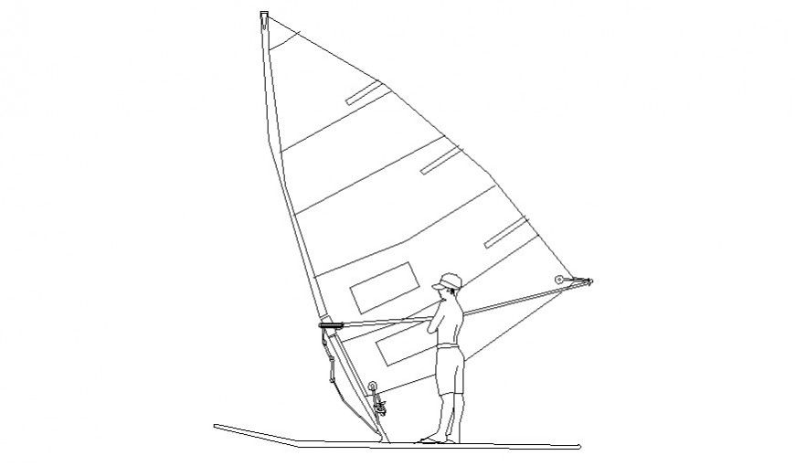 Ship drawing details 2d view autocad drawing