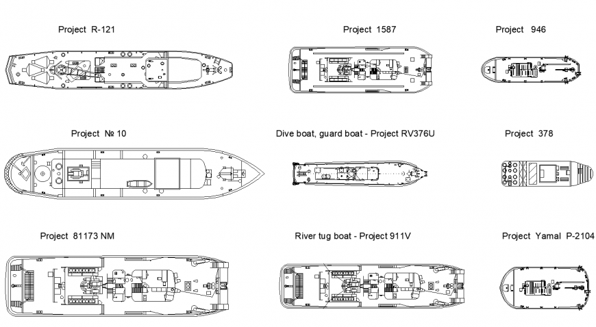 Ships detail elevation CAD block autocad file