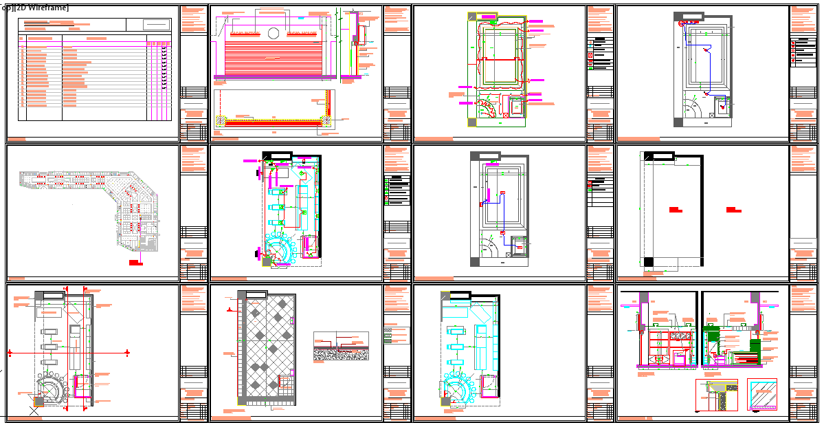 shop detail drawing cad file