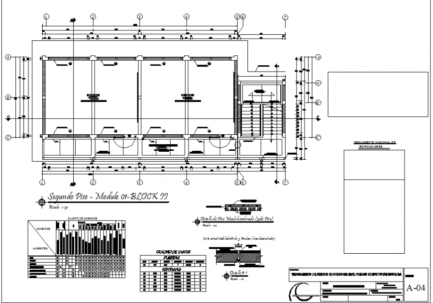 Shopping Centre detail drawing in dwg file.