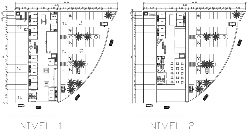 Shopping mall plan drawing in dwg AutoCAD file.