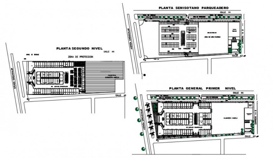 Shopping mall plan dwg file in Autocad format