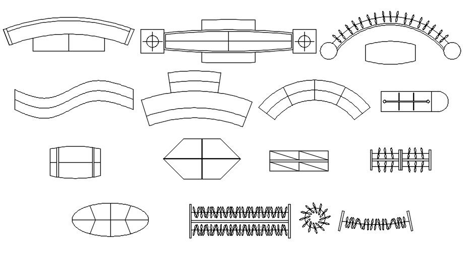 shopping mall props design in AutoCAD 2D drawing, CAD file, dwg file