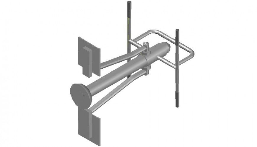 Shower 3 d modal detail dwg file