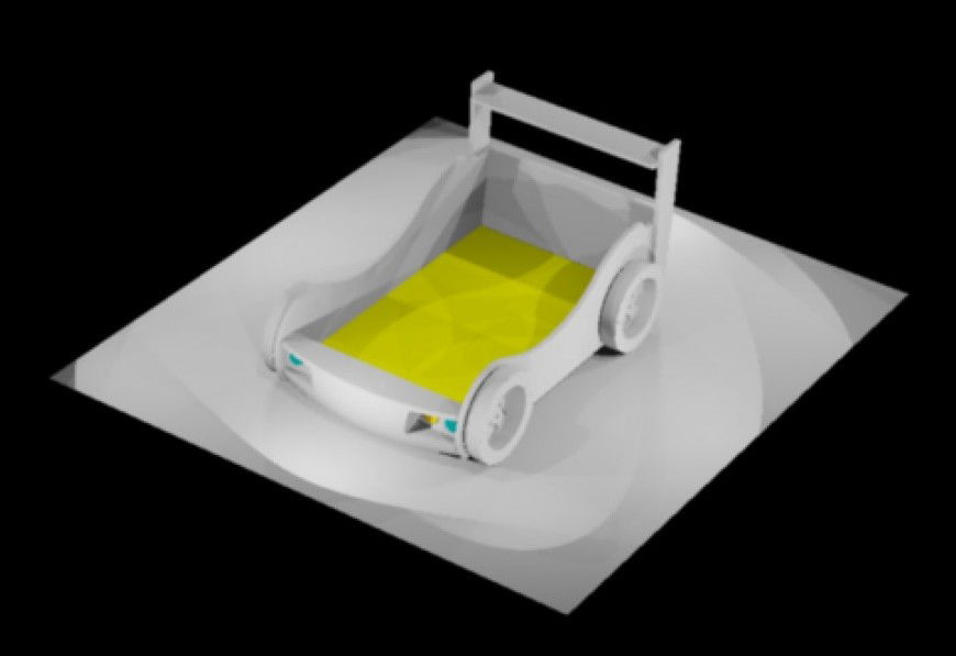 Showpiece 3 d modal detail dwg file