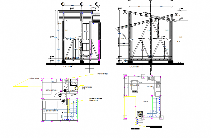 Simple House Floor & Elevation Design