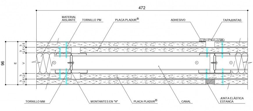 Simple wood door frame structure cad drawing details dwg file