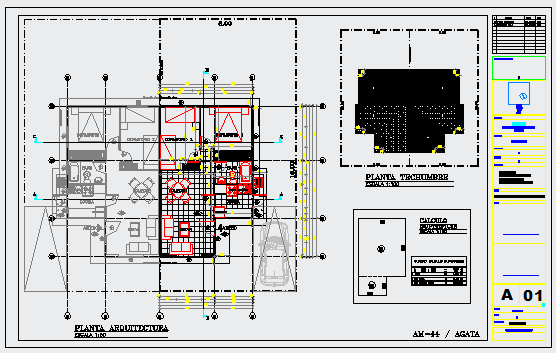 single family housing design drawing