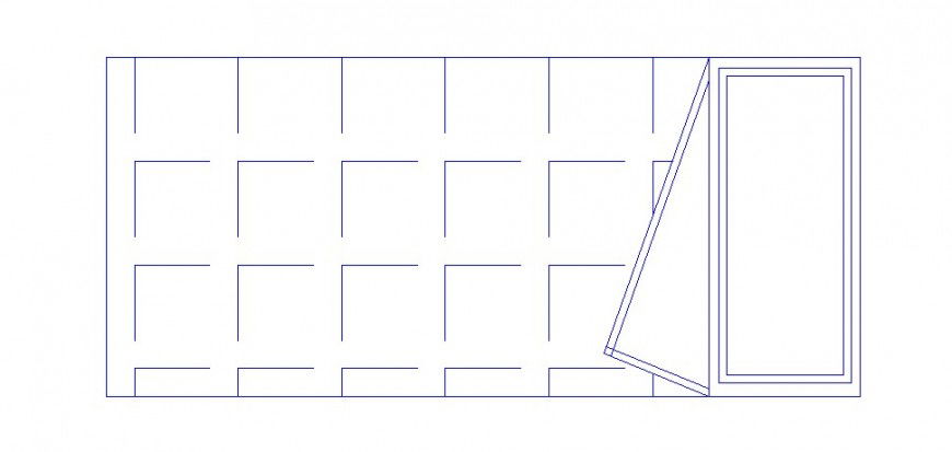 Single bed top view 2d elevation block cad drawing details dwg file