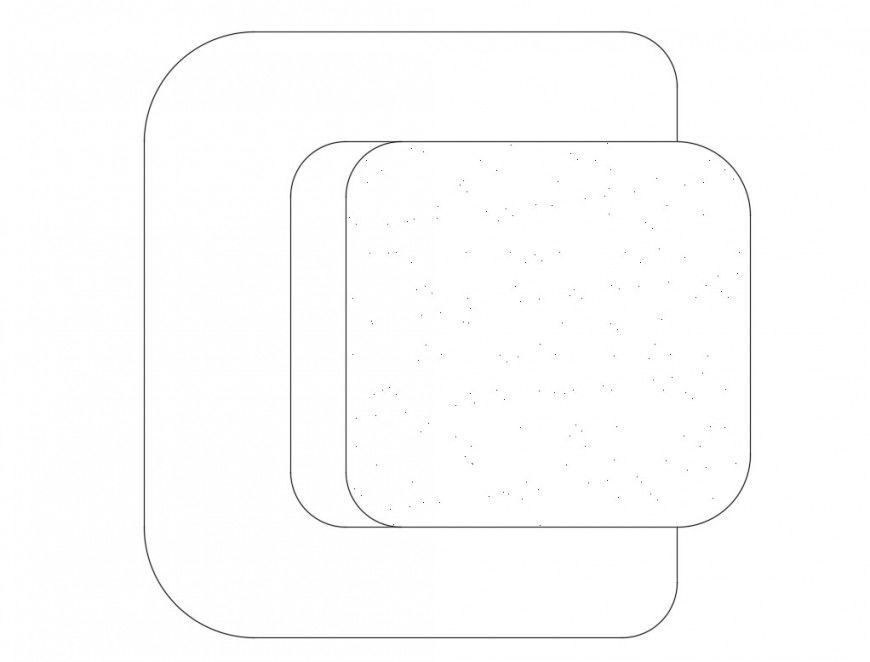 Single chair elevation block cad drawing details dwg file