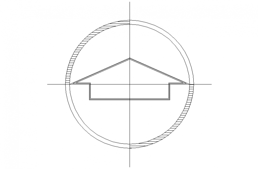 Single direction symbol block cad drawing details dwg file