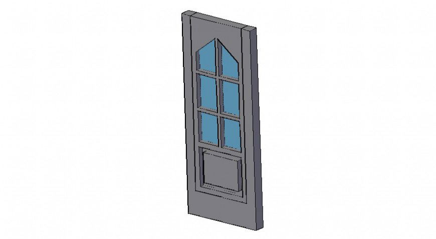 Single door blocks drawings details 3d model autocad software file