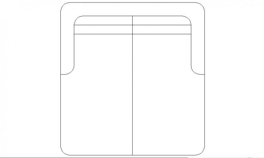 Single dynamic chair top view elevation cad block details dwg file