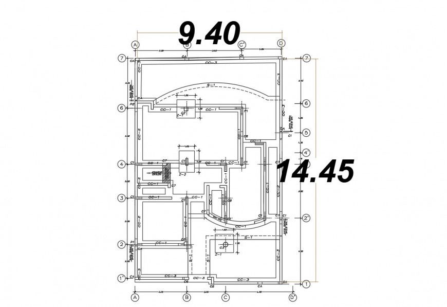 Single housing plan connector autocad software