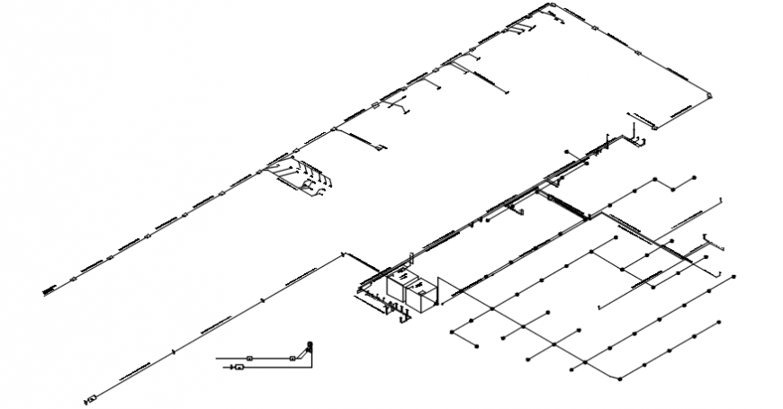 Single pipe line view in AutoCAD file