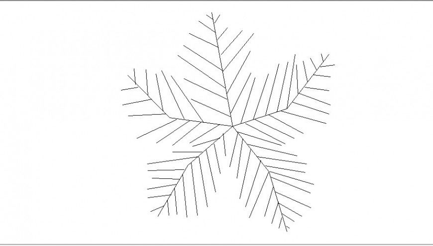Single tree plant 2d elevation block cad drawing details dwg file