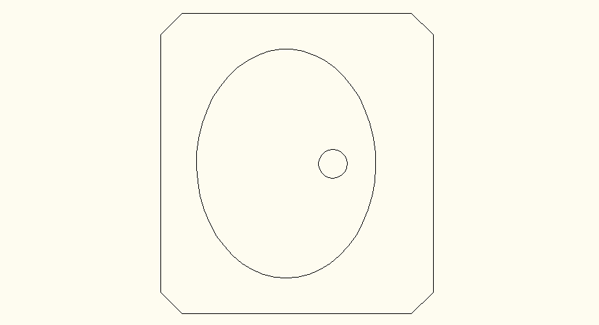 Sink detail elevation oval shape autocad file