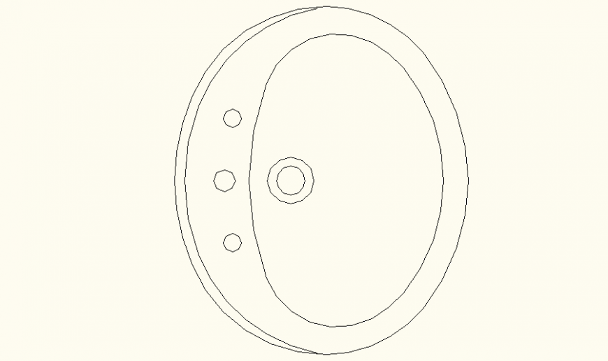 Sink detail sanitary blocks elevation and plan dwg file