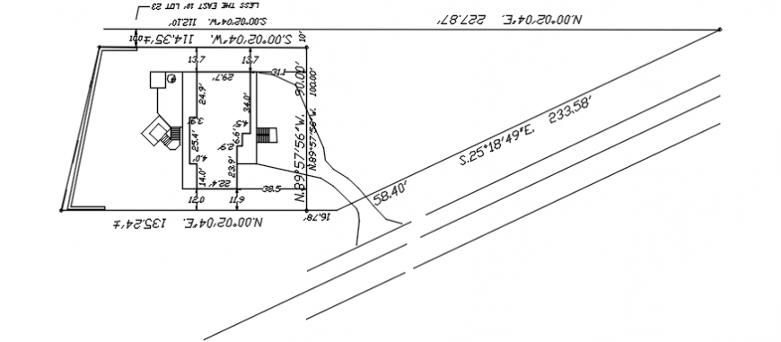 Site area plan and location map details for house dwg file