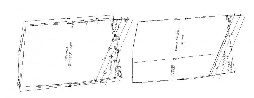 Site layout and housing location map auto-cad drawing details dwg file