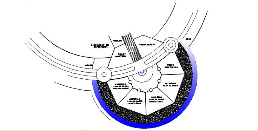 Site layout and location map drawing details of auditorium hall dwg file