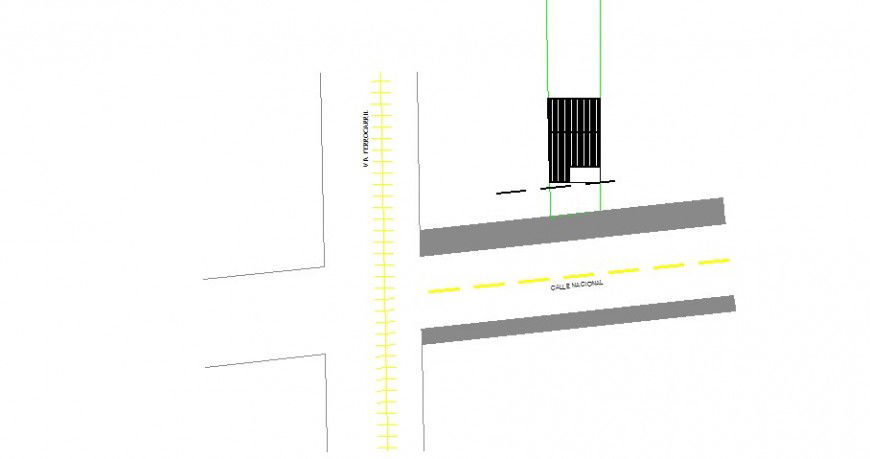 Site layout plan details of residential house dwg file