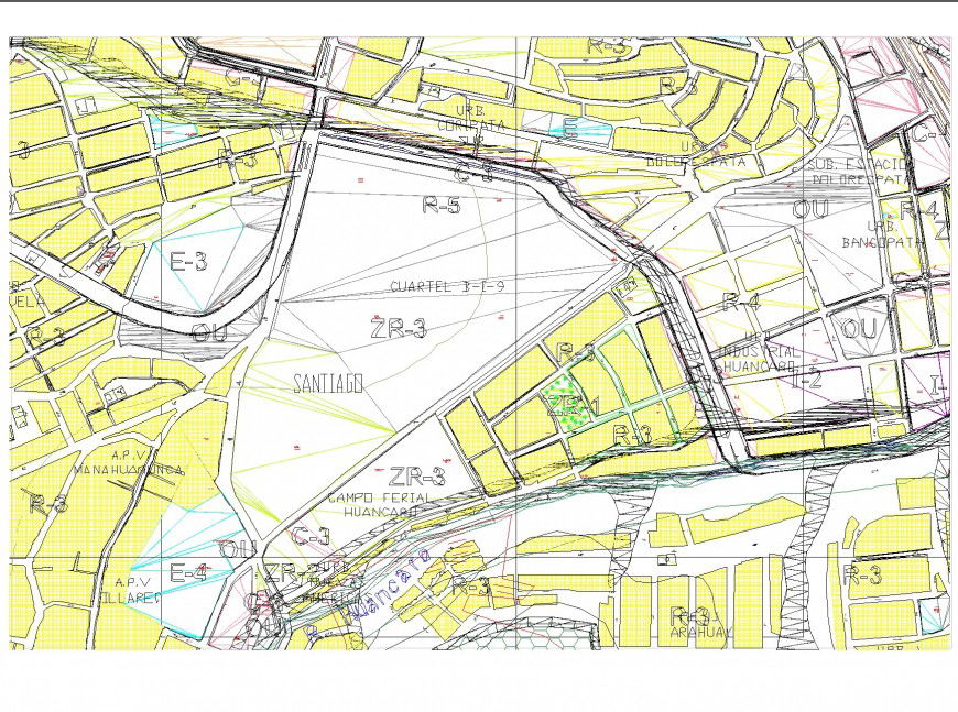 Site location plan autocad file