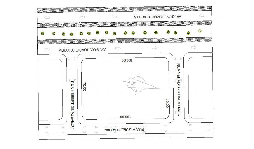Site plan and location map details of hotel building dwg file