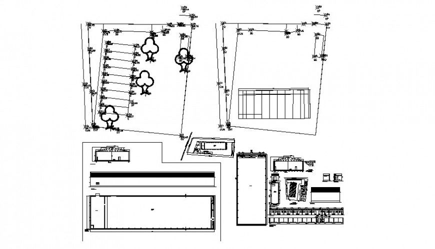 Site plan drawings detail 2d view autocad software file