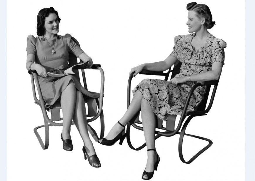 Sitting ladies detail 3d model layout JPEG file